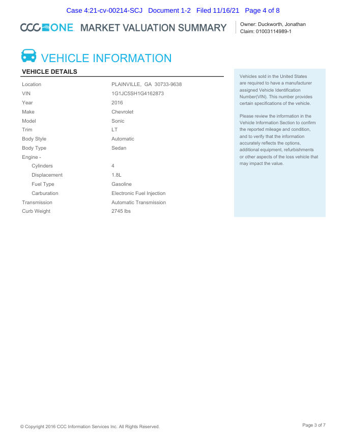 Chevrolet vehicle valuation page 3